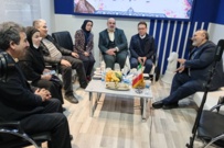 بازدید دکتر امینی، مدیر مرکز کسب‌وکار سبا از غرفه دانشگاه جامع علمی‌ کاربردی